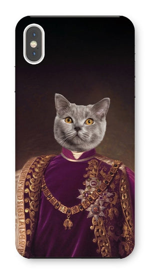 The Emperor: Custom Pet Phone Case - Paw & Glory - Dog Portraits - Pet Portraits