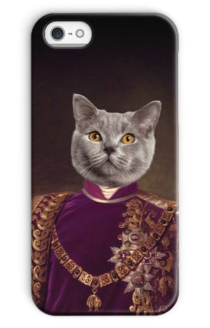 The Emperor: Custom Pet Phone Case - Paw & Glory - Dog Portraits - Pet Portraits