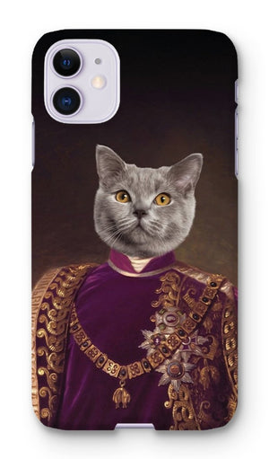 The Emperor: Custom Pet Phone Case - Paw & Glory - Dog Portraits - Pet Portraits