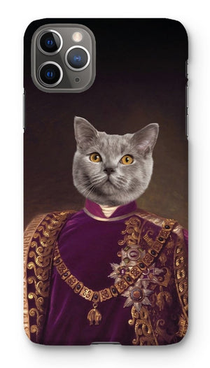 The Emperor: Custom Pet Phone Case - Paw & Glory - Dog Portraits - Pet Portraits