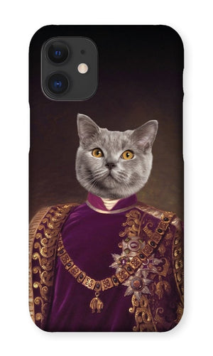 The Emperor: Custom Pet Phone Case - Paw & Glory - Dog Portraits - Pet Portraits