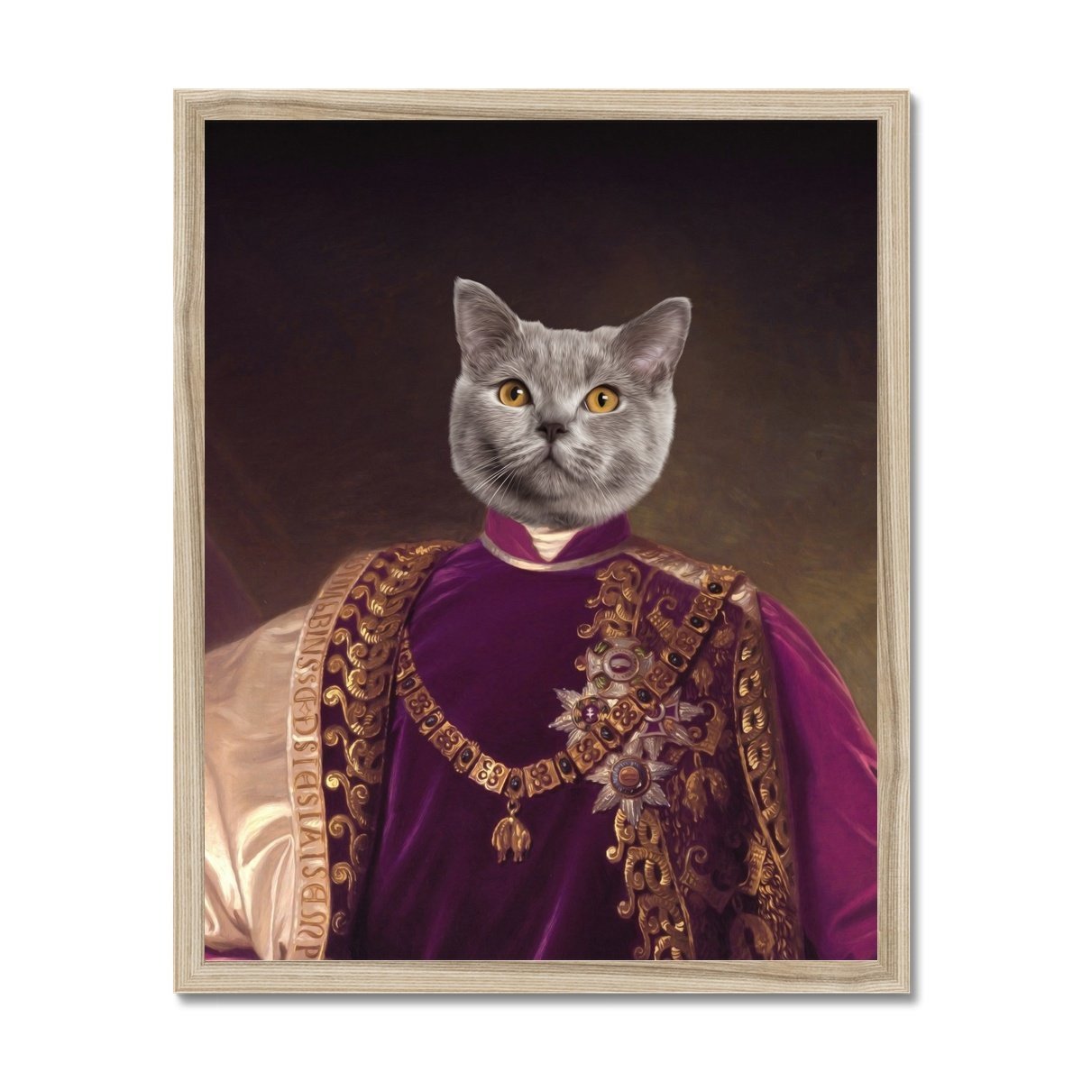 The Emperor: Custom Pet Portrait - Paw & Glory - Dog Portraits - Pet Portraits
