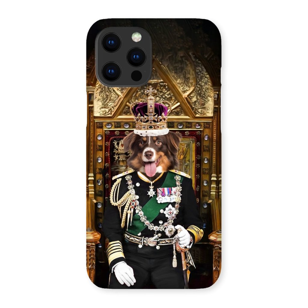 The English King: Custom Pet Phone Case - Paw & Glory - Dog Portraits - Pet Portraits