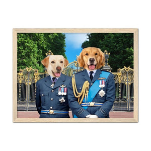The English Princes: Custom Pet Portrait - Paw & Glory - Dog Portraits - Pet Portraits