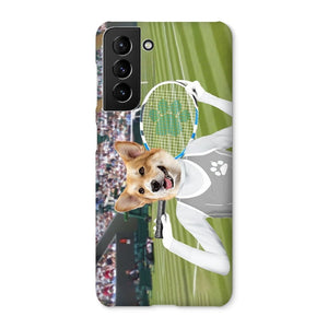 The Female Tennis Player: Custom Pet Phone Case - Paw & Glory - Dog Portraits - Pet Portraits