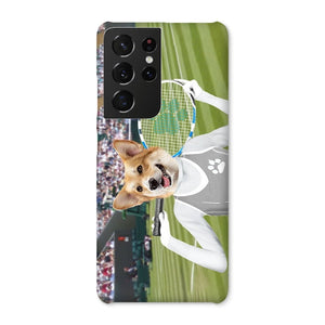 The Female Tennis Player: Custom Pet Phone Case - Paw & Glory - Dog Portraits - Pet Portraits