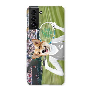 The Female Tennis Player: Custom Pet Phone Case - Paw & Glory - Dog Portraits - Pet Portraits