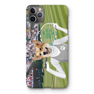 The Female Tennis Player: Custom Pet Phone Case - Paw & Glory - Dog Portraits - Pet Portraits