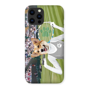 The Female Tennis Player: Custom Pet Phone Case - Paw & Glory - Dog Portraits - Pet Portraits