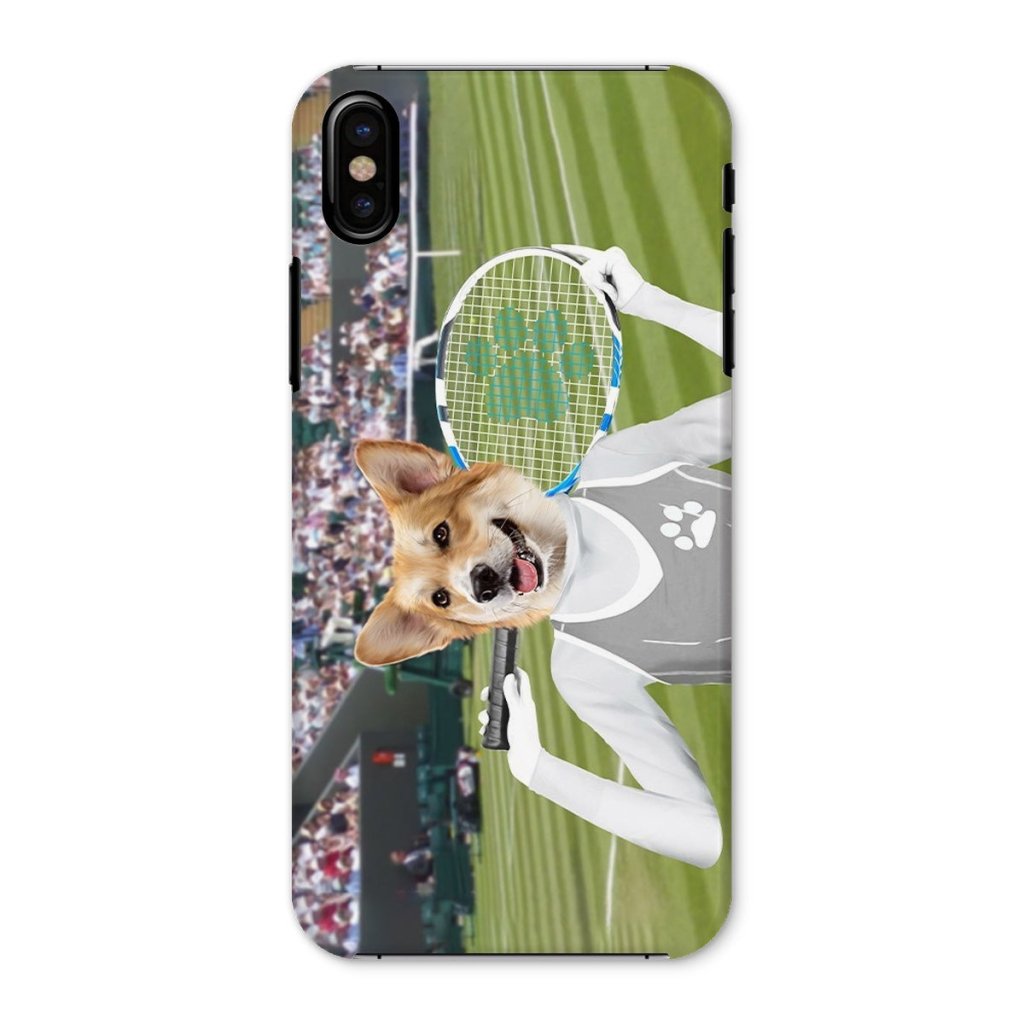 The Female Tennis Player: Custom Pet Phone Case - Paw & Glory - Dog Portraits - Pet Portraits