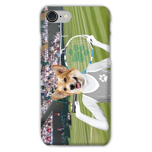 The Female Tennis Player: Custom Pet Phone Case - Paw & Glory - Dog Portraits - Pet Portraits