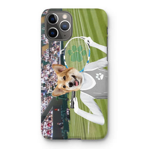 The Female Tennis Player: Custom Pet Phone Case - Paw & Glory - Dog Portraits - Pet Portraits