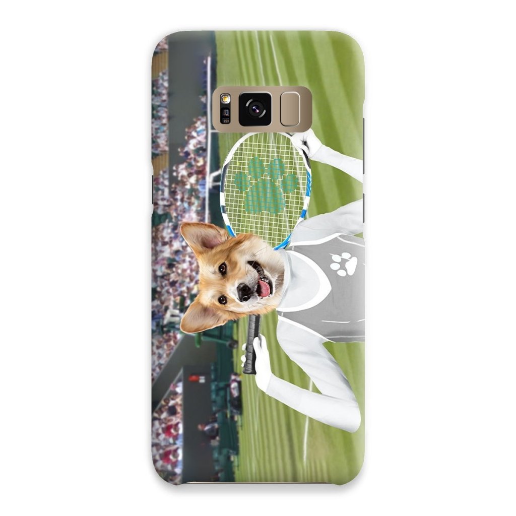 The Female Tennis Player: Custom Pet Phone Case - Paw & Glory - Dog Portraits - Pet Portraits