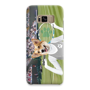 The Female Tennis Player: Custom Pet Phone Case - Paw & Glory - Dog Portraits - Pet Portraits