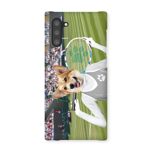 The Female Tennis Player: Custom Pet Phone Case - Paw & Glory - Dog Portraits - Pet Portraits