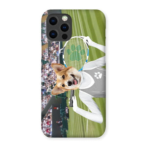 The Female Tennis Player: Custom Pet Phone Case - Paw & Glory - Dog Portraits - Pet Portraits