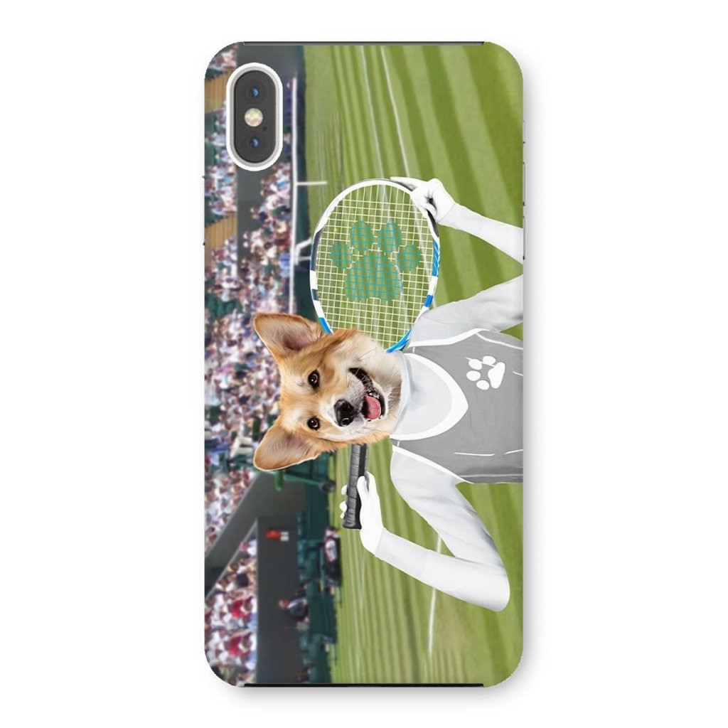 The Female Tennis Player: Custom Pet Phone Case - Paw & Glory - Dog Portraits - Pet Portraits