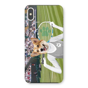 The Female Tennis Player: Custom Pet Phone Case - Paw & Glory - Dog Portraits - Pet Portraits