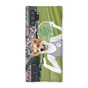 The Female Tennis Player: Custom Pet Phone Case - Paw & Glory - Dog Portraits - Pet Portraits