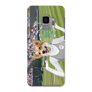 The Female Tennis Player: Custom Pet Phone Case - Paw & Glory - Dog Portraits - Pet Portraits