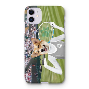 The Female Tennis Player: Custom Pet Phone Case - Paw & Glory - Dog Portraits - Pet Portraits