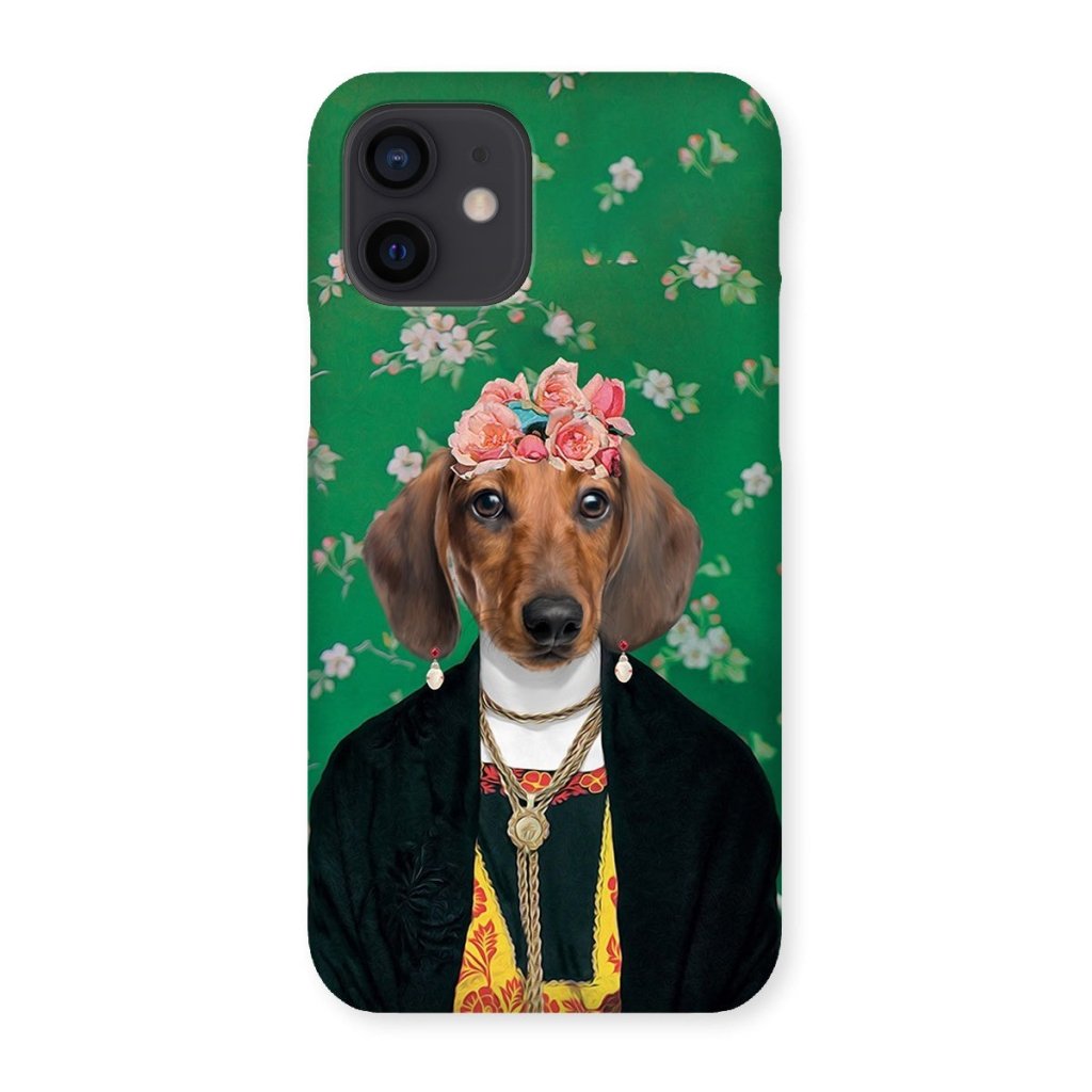 The Frida Khalo: Custom Pet Phone Case - Paw & Glory - Dog Portraits - Pet Portraits