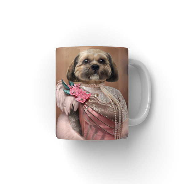 The Fur Lady: Custom Pet Coffee Mug | royal pet portrait | Paw & Glory