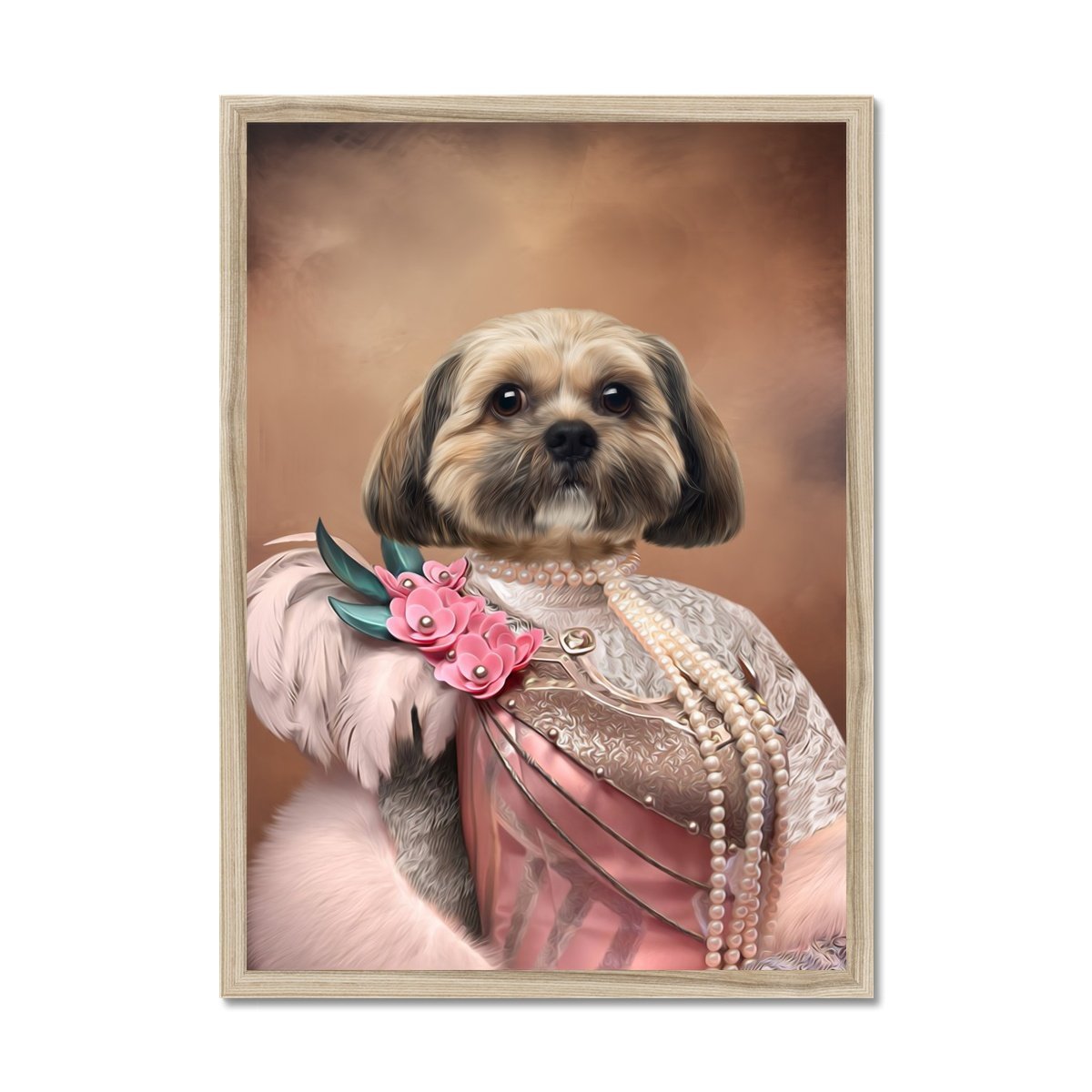 The Fur Lady: Custom Pet Portrait | royal pet portrait | Paw & Glory