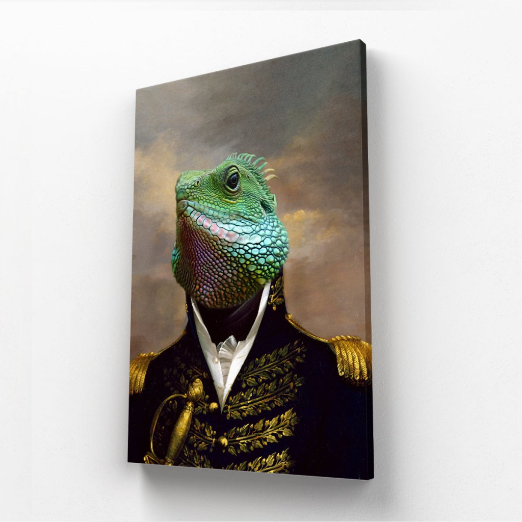 The General: Animal Art Canvas - Paw & Glory - Dog Portraits - Pet Portraits