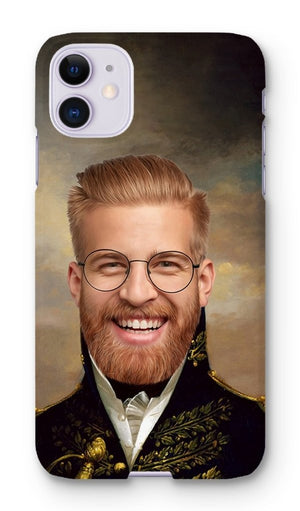 The General: Custom Hooman Phone Case - Paw & Glory - Dog Portraits - Pet Portraits