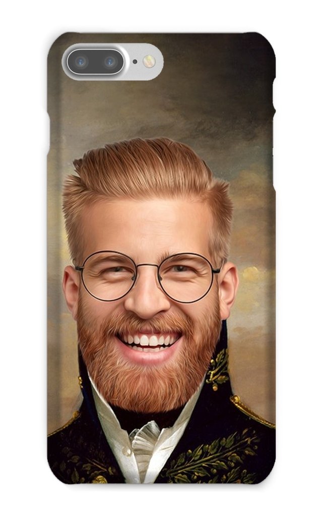 The General: Custom Hooman Phone Case - Paw & Glory - Dog Portraits - Pet Portraits