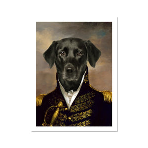 The General: Custom Pet Poster - Paw & Glory - Dog Portraits - Pet Portraits