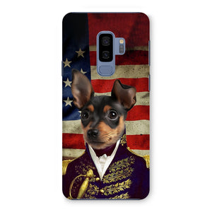 The General - USA Flag Edition: Custom Pet Phone Case - Paw & Glory - Dog Portraits - Pet Portraits