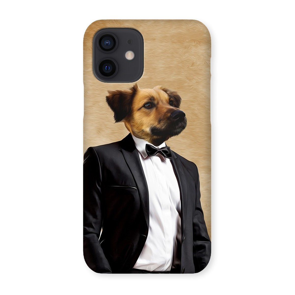 The Gentleman: Custom Pet Phone Case - Paw & Glory - Dog Portraits - Pet Portraits