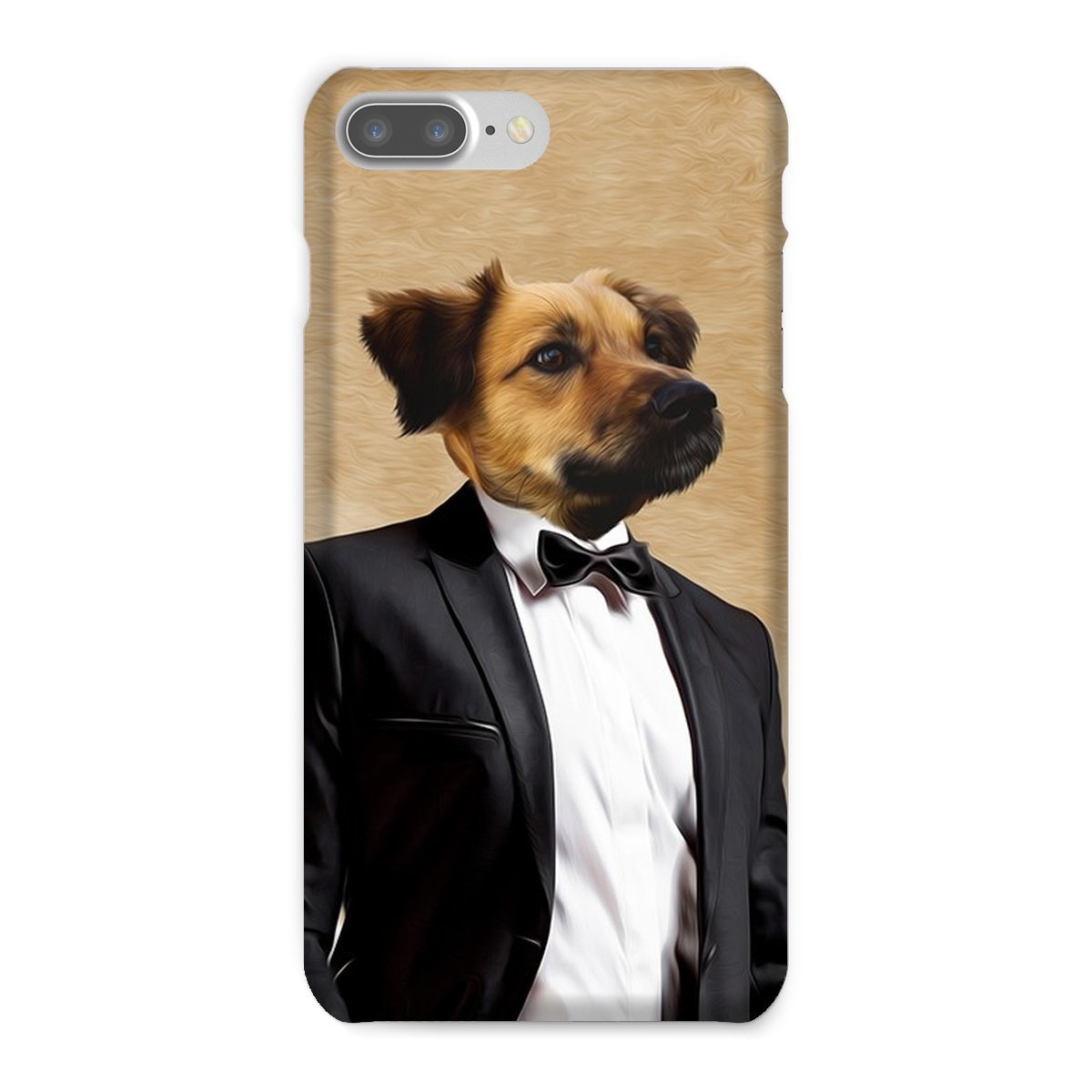 The Gentleman: Custom Pet Phone Case - Paw & Glory - Dog Portraits - Pet Portraits