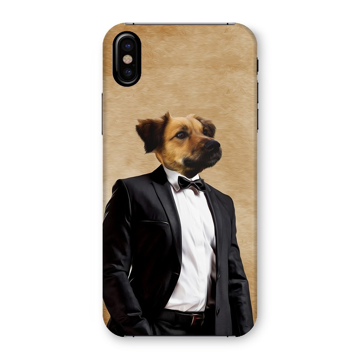 The Gentleman: Custom Pet Phone Case - Paw & Glory - Dog Portraits - Pet Portraits