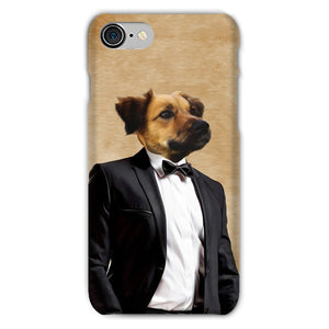 The Gentleman: Custom Pet Phone Case - Paw & Glory - Dog Portraits - Pet Portraits