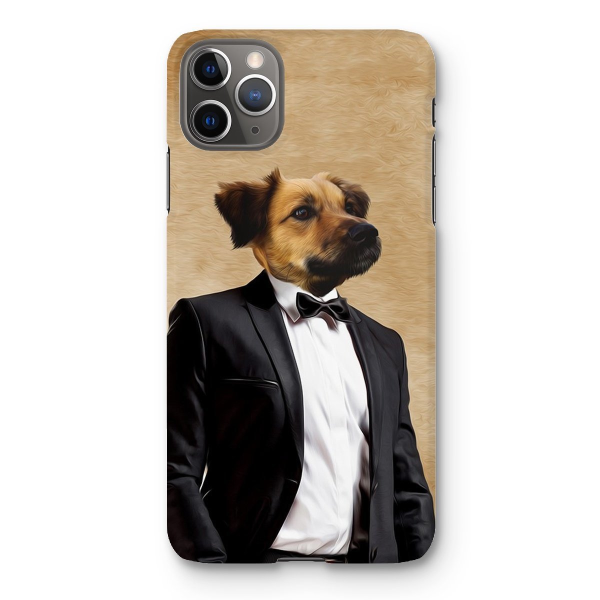 The Gentleman: Custom Pet Phone Case - Paw & Glory - Dog Portraits - Pet Portraits