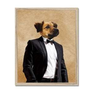 The Gentleman: Custom Pet Portrait - Paw & Glory - Dog Portraits - Pet Portraits