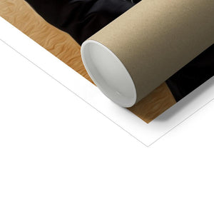 The Gentleman: Custom Pet Poster - Paw & Glory - Dog Portraits - Pet Portraits