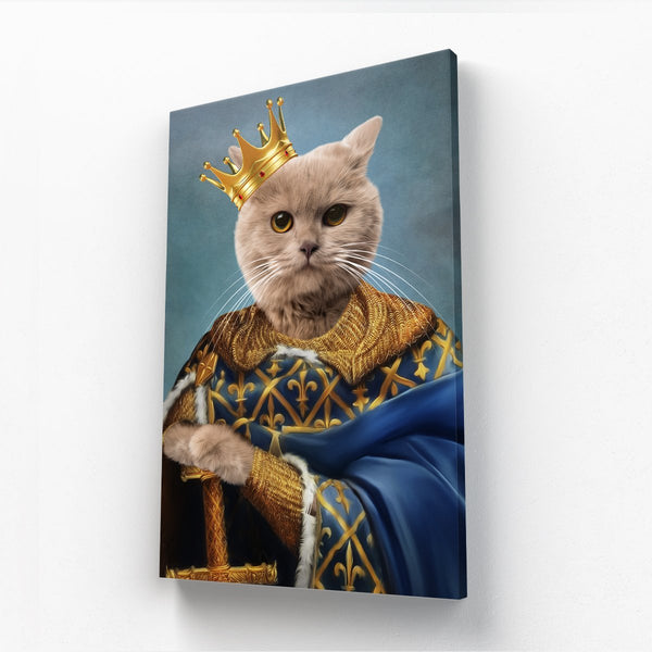 The Golden King: Custom Pet Canvas | custom pet canvas | Paw & Glory