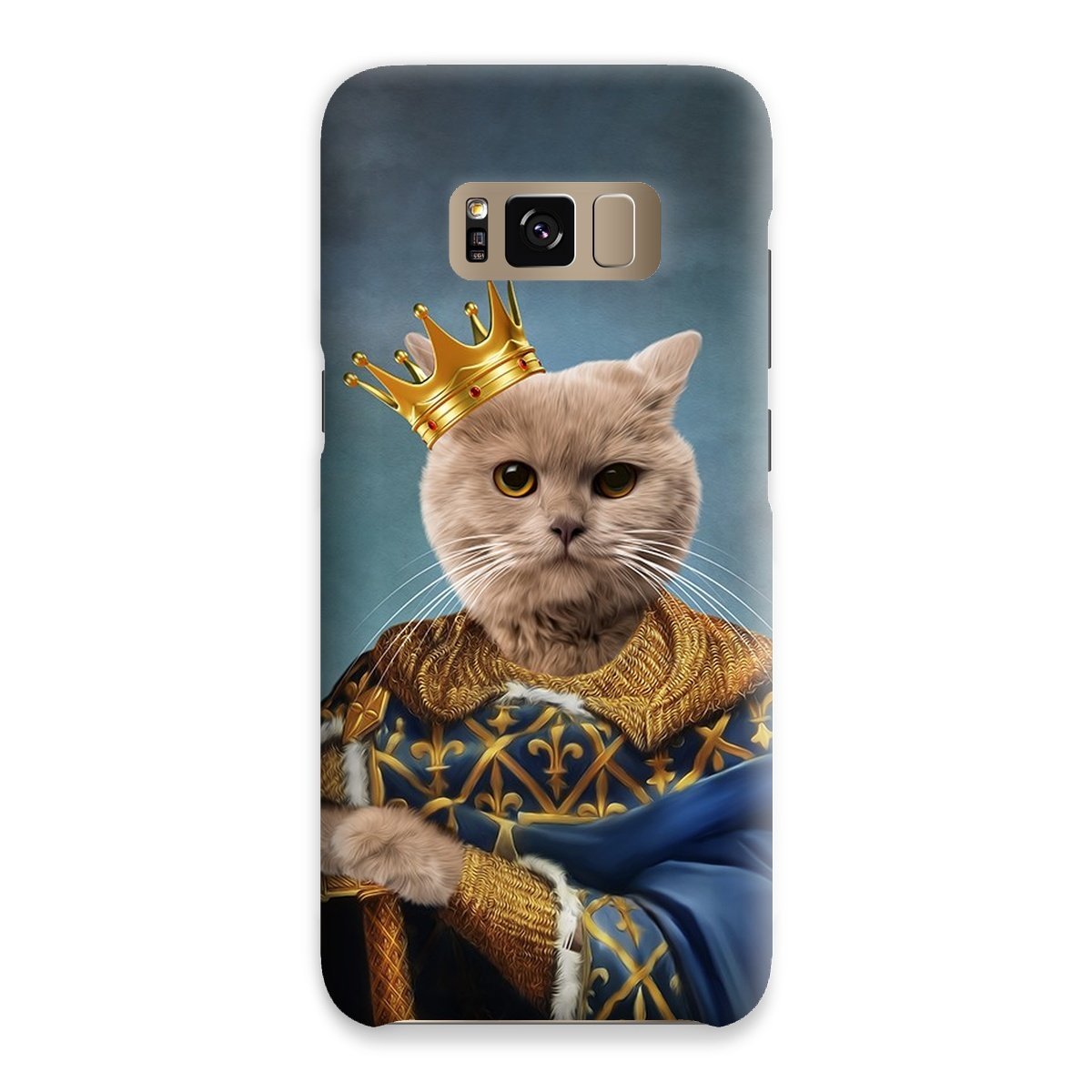 The Golden King: Custom Pet Phone Case - Paw & Glory - Dog Portraits - Pet Portraits