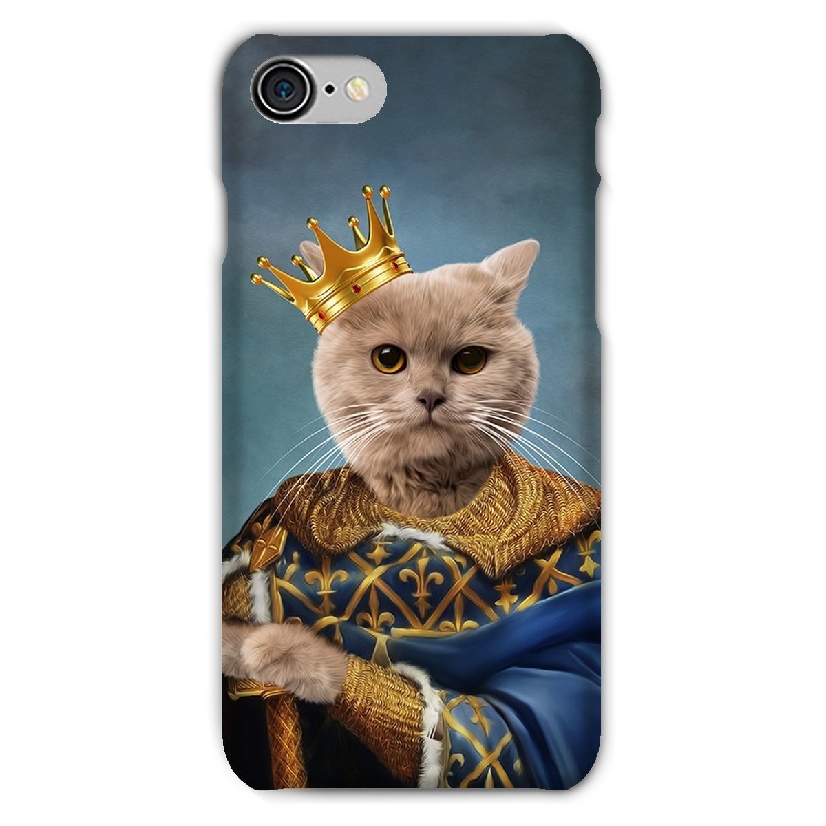 The Golden King: Custom Pet Phone Case - Paw & Glory - Dog Portraits - Pet Portraits