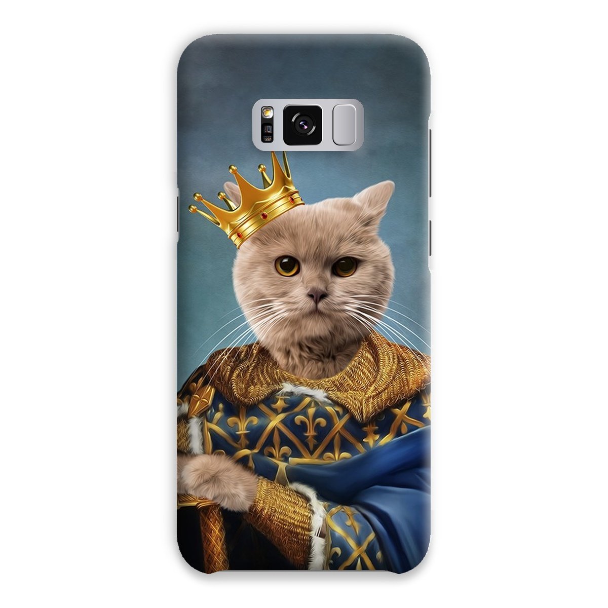 The Golden King: Custom Pet Phone Case - Paw & Glory - Dog Portraits - Pet Portraits
