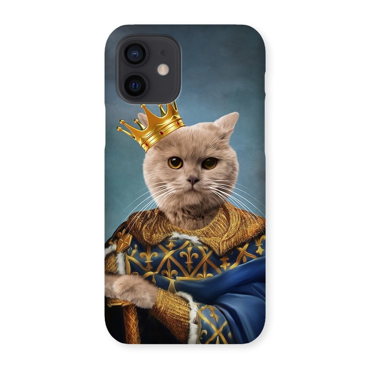 The Golden King: Custom Pet Phone Case - Paw & Glory - Dog Portraits - Pet Portraits