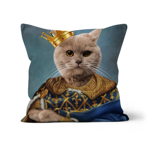 The Golden King: Custom Pet Pillow - Paw & Glory - Dog Portraits - Pet Portraits