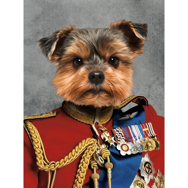 The Governor: Custom Digital Download Pet Portrait | royal pet portrait | Paw & Glory