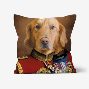 The Governor: Custom Pet Pillow - Paw & Glory - Dog Portraits - Pet Portraits