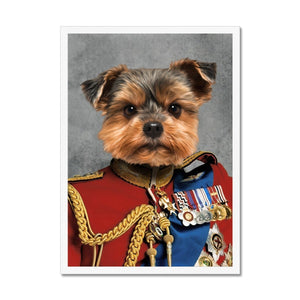 The Governor: Custom Pet Portrait - Paw & Glory - Dog Portraits - Pet Portraits