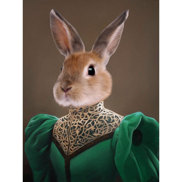 The Grand Dame: Custom Digital Download Pet Portrait | royal pet portrait | Paw & Glory